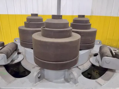 5" X 5" X 1/2" ROUNDO MODEL #R-5-S HYDRAULIC ANGLE ROLL: STOCK #23480