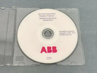 3HAC052153-001 | ABB  Rev D User Documentation DVD Robotics Products - Used