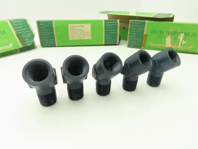 Collins Engineering AN915-4D Elbow 45 Deg Aluminum 1/2"NPT Female/Male Lot of 20