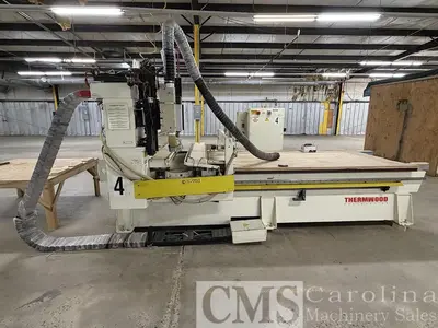 Used 2005 THERMWOOD MODEL C53 CNC ROUTER WITH ROLLER HOLD DOWN CNC Routers North Carolina US | CAROLINA MACHINERY SALES #1493551