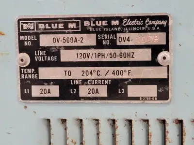 USED BLUE M OV-560A-2