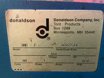 Used DONALDSON TORIT DRYFLO DMCC Dust Collectors Ohio US | HGR 24 #1411947