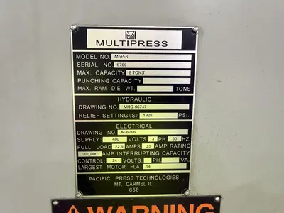 USED MULTIPRESS M5P-8