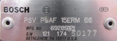 NEW BOSCH PSV-PNAF-15ERM-66 HYDRAULIC PUMP PSVPNAF15ERM66