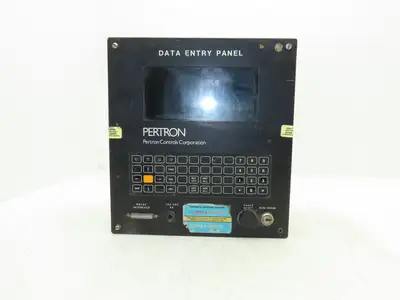 Pertron Controls Data Entry Control Panel with Fujitsu Screen FPC4012NRUL-01