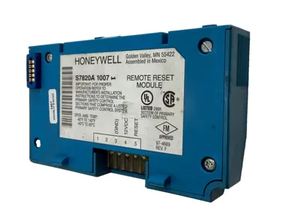 USED HONEYWELL S7820A 1007 REMOTE RESET MODULE S7820A1007