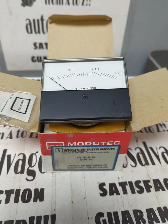 New | in-Stock WESCHLER 195-68-330 Meters - Misc | Surplus Asset Holdings #1206876