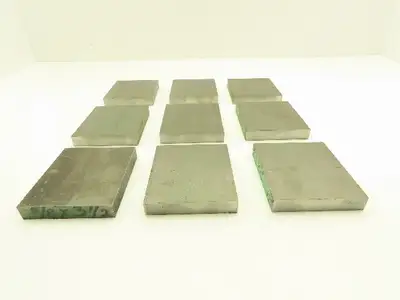 1018 Cold Rolled Steel Flat Bar Stock 5/8"x 3-1/2"x 4"L  Lot of 9 Blocks