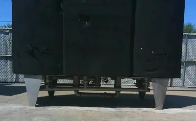 SPC9202  Tank 2 tanks x 600 gallon vertical tank, Stainless Steel, flat CIP