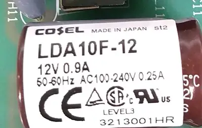 Cosel LDA10F-12 KPC CG Power Supply Board Loc3C32