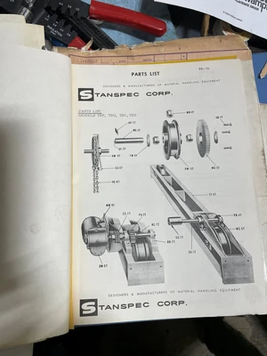 Stanspec Corp. 
			27' x 5 Ton Bridge Crane
