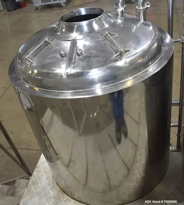 Used Allied Beverage Tanks 3.5 BBL Stainless Steel Brewhouse System – Complete Setup
