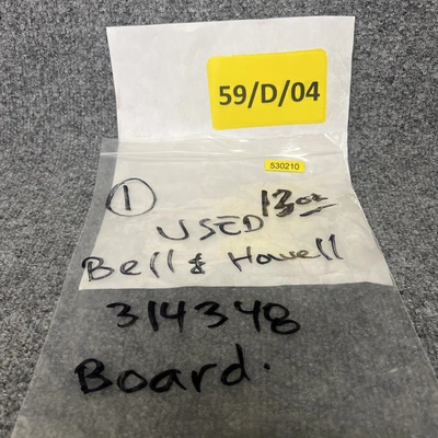 Used Bell & Howell 314348 Misc Industrial Equipment California US | Davliegogo LLC #1709591