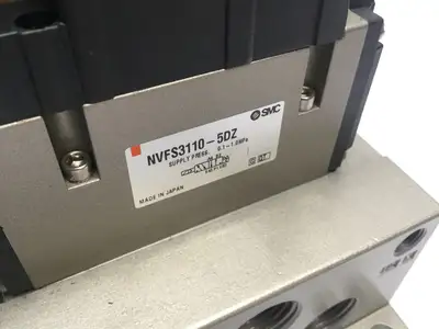 USED SMC NVFS3110-5DZ SOLENOID VALVES
