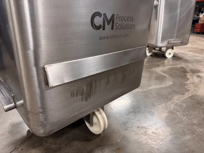 600 Pound SS Dump Buggy with Plastic Lid