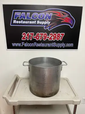 Used Falcon Restaurant Supply, Inc. Used 20qt Aluminum Stock pot Pans Illinois US | Falcon Restaurant Supply #1373791
