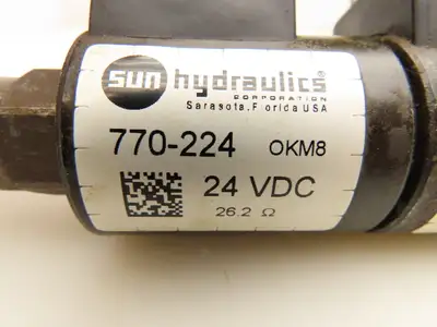 Sun Hydraulics 770-224 Solenoid Valve Coils 24VDC With Valve Cartridge