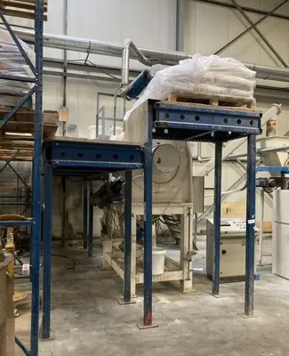 USED KEK GARDNER MIXER 1000L PLOUGSHARE + BAGGING UNIT