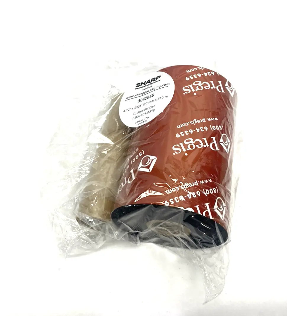 New | in-Stock Sharp Packaging Systems Thermal Transfer Ribbon Black 4.72" x 2001' /Roll Thermal Printers Michigan US | Maverick Industrial Sales #1400104