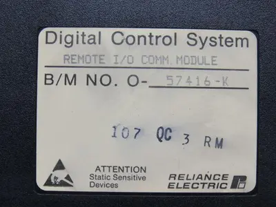 Reliance Electric 0-57416-K Remote I/O Communication Module