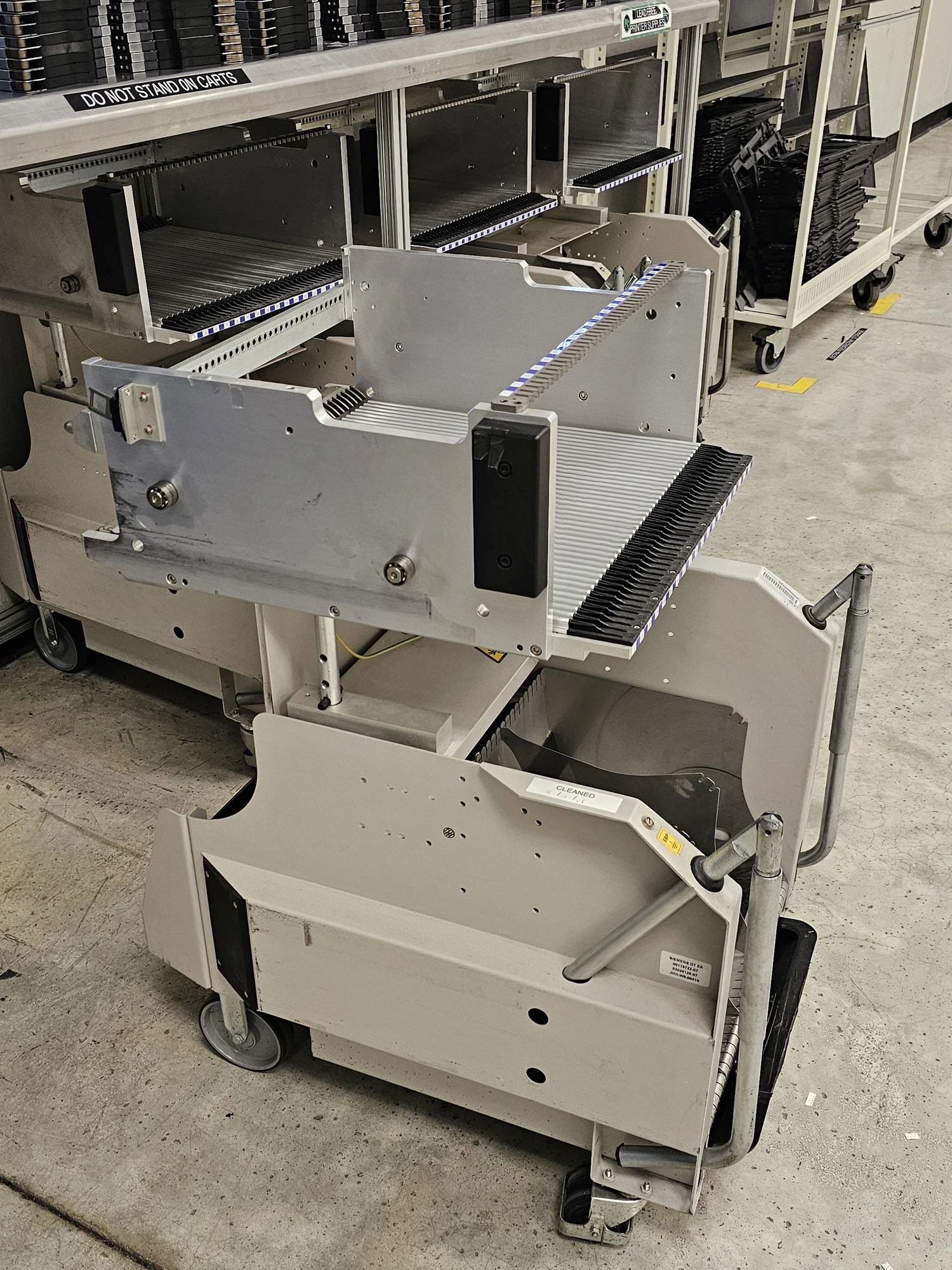 USED 2008 ASM/SIEMENS SIPLACE X FEEDER TROLLEY