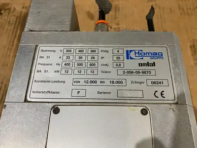 USED OMLAT HOMAG MOTORIZED SPINDLE 18000 MAX RPM 12KW
