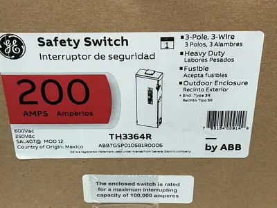 New | in-Stock GENERAL ELECTRIC TH3364R Switchgears Ohio US | HGR 24 #1280621