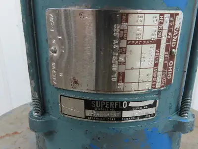 Graymills A-24643-KF SuperFlo Centrifugal Immersion Ink Pump 3/4Hp 230/460V 3PH