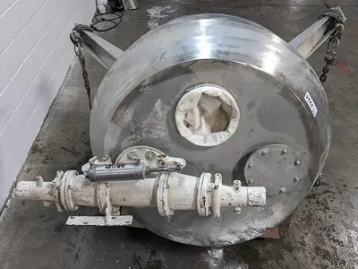 300 Gallon Aluminium Hopper With Load Cells