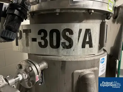 Steel-Pro 30 Gal Steel Pro Reactor, 316L S/S, 50/60#