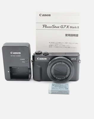 New | in-Stock CANON Canon PowerShot G7X Mark II Black Compact Digital Camera Camera Systems Kentucky US | Drickhenltd #1303936