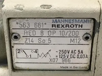 USED REXROTH HED 8 0P 10/200 Z14