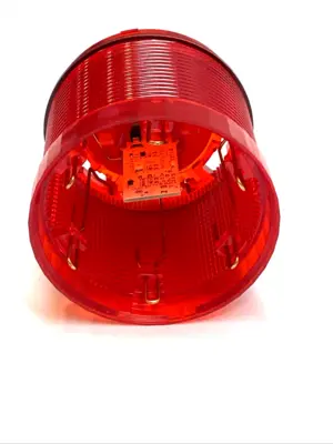 USED SIEMENS RED LED SIGNAL TOWER LIGHT 24V AC/DC LOT OF 3