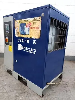 Ceccato model CSA 10/8 screw air compressor