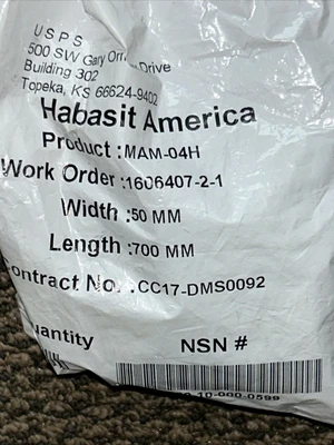 Large Lot Of 40 Various Habasit America Belts See Photos For P/N’s