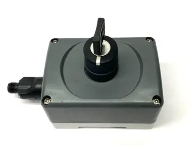 Used ABB Pushbutton Enclosure w/ Key Selector Switch Relays & Switches Michigan US | Maverick Industrial Sales #1397811