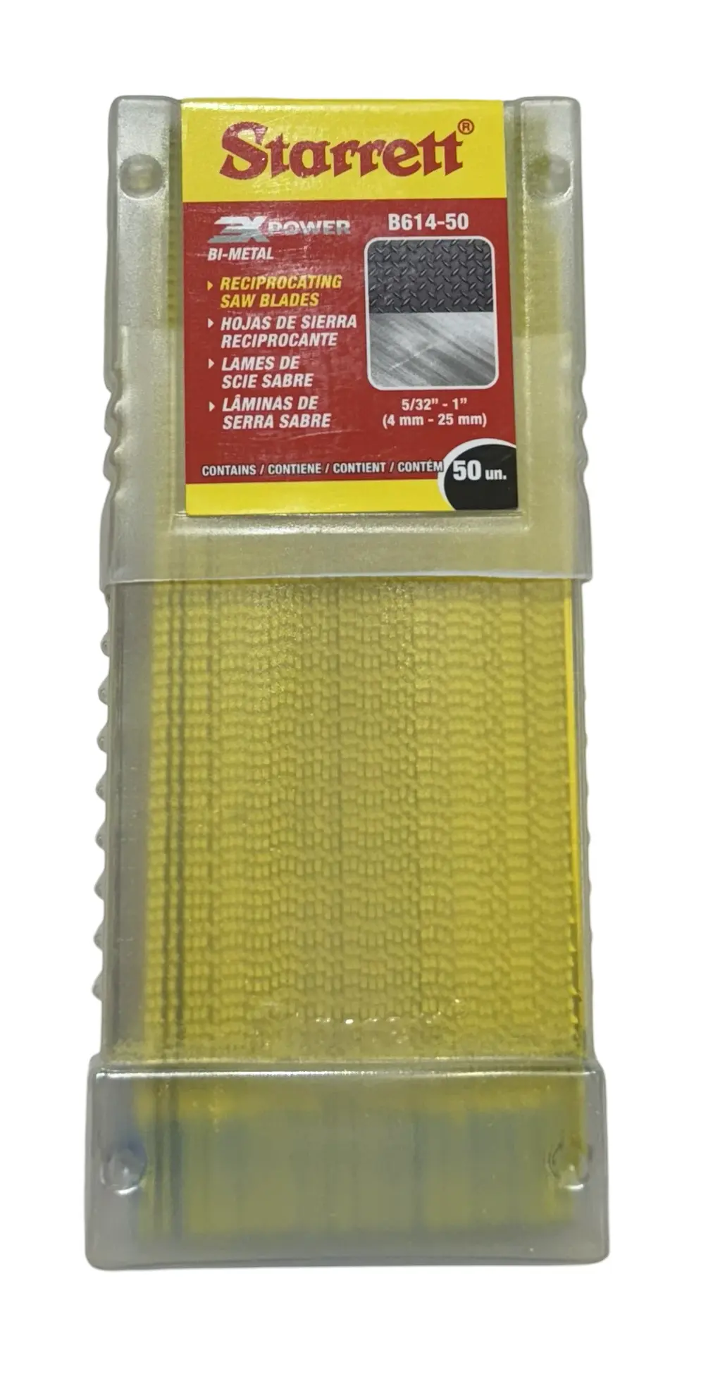 Starrett 6" Bi-Metal Reciprocating Saw Blades 14 TPI 50 Pack