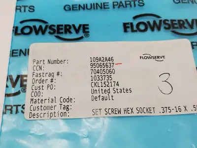NEW FLOWSERVE 109A2A46, 95065637