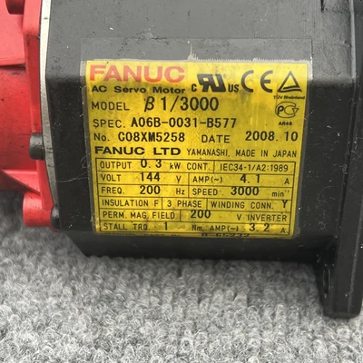 Used FANUC A06B-0031-B577 Servo Motors California US | Davliegogo LLC #1706056