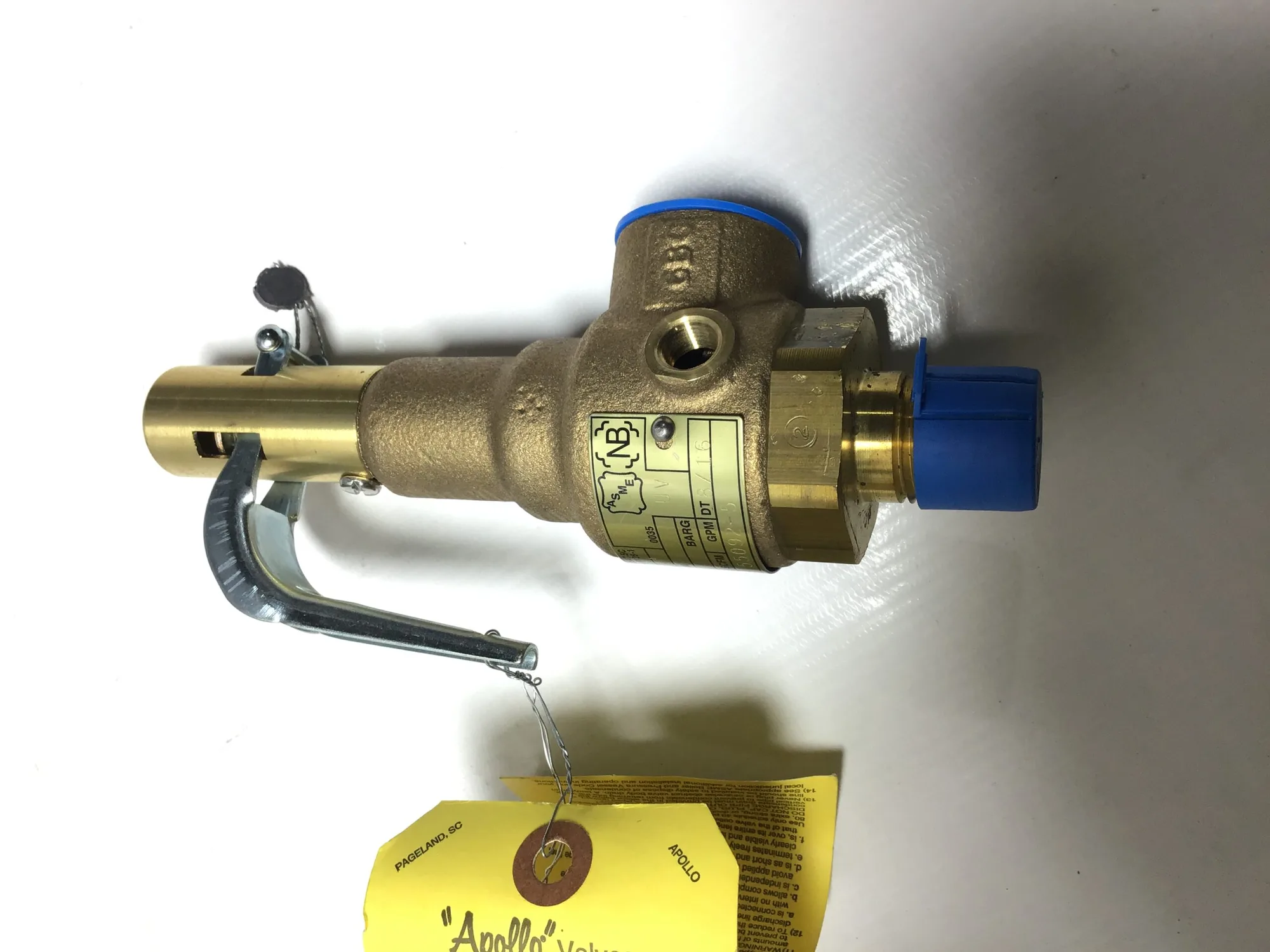 Apollo 19MDCL75 Pressure Relief Valve 1/2″ NPT Set 75 PSIG CAP 534