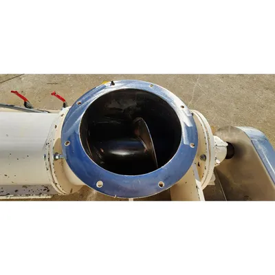 Used 12" Diameter X 5.5 ft Long Tubular Screw Auger Feeder Conveyor