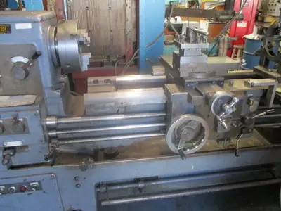 20.5" x 60" Webb, gap bed engine lathe, tooling