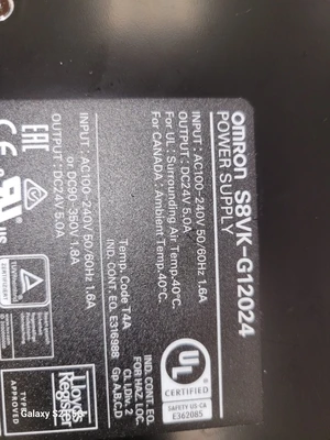 USED Omron S8VK-G12024