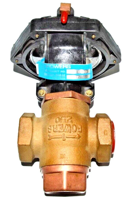 Siemens 658-0030 Powertop VP658 Valve With Actuator, 3-Way, 1" Spring Range 3-7 [New]