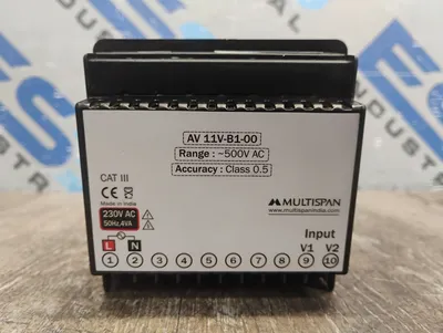 MULTISPAN AV 11V-B1-00 Voltage Meter | ESS Industrial Equipment Sales (4)
