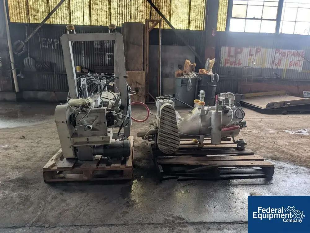 USED ANCASTER (2) Pneumatic Hopper Recivers, S/S