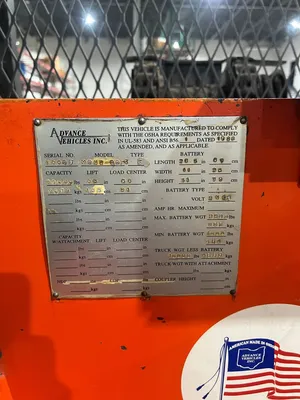 Advance Vehicles Inc MDHR-DD-E Die Handler | Universal Press & Machinery (UPM) (3)