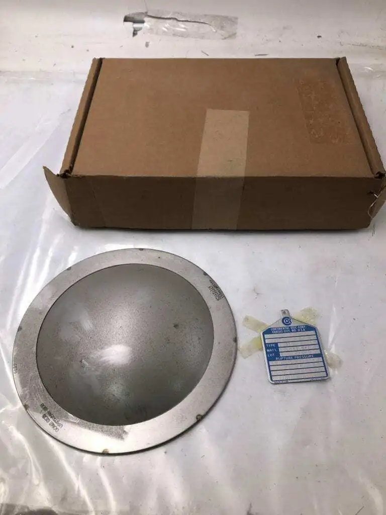 Continental Disc Corp. 186946 6″ 316SS Rupture Disc 150PSIG 235°F -NIB