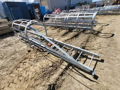 12ft. Steel Caged Ladder
