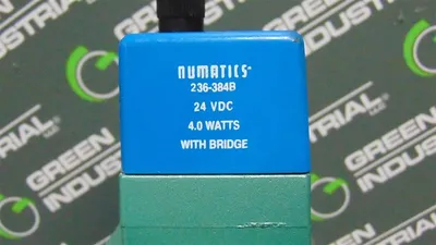 Numatics 123BA400MP Solenoid Valve 232 PSIG 24VDC 25A Dual Coil Used
